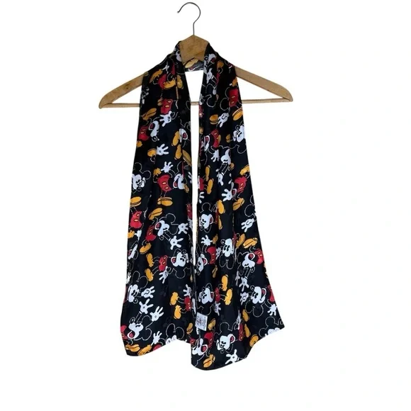 Vintage Mickey Mouse Scarf 100% Polyester - Picture 1 of 4